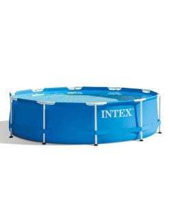 Intex Piscine Cadre Métal - piscine hors sol - Ø 305 x 76 cm, Bleu