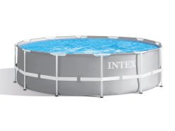 Intex kit Piscine Prism Frame Ronde Tubulaire (ø) 3,66 x (h) 1,22m