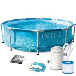 Intex kit piscinette tubulaire ocean (ø)3,05 x (h)0,76m